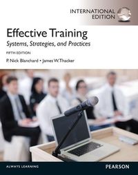 Produktbild: Blanchard, P: Effective Training: International Edition