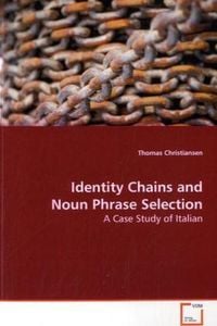 Produktbild: Christiansen, T: Identity Chains and Noun Phrase Selection