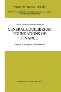Produktbild: General Equilibrium Foundations of Finance