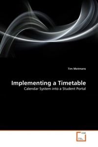 Produktbild: Motmans, T: Implementing a Timetable