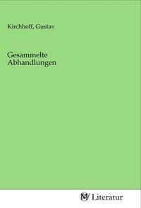 Produktbild: Gesammelte Abhandlungen