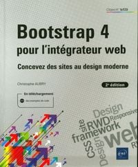 Produktbild: Bootstrap 4 pour l'int&eacute;grateur web