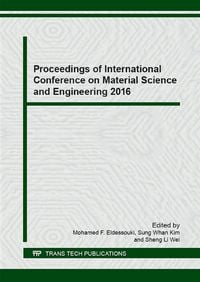 Produktbild: Proceedings of International Conference on Material Science and Engineering 2016