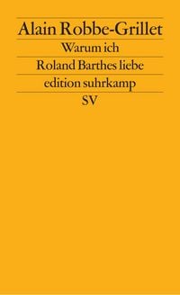 Produktbild: Warum ich Roland Barthes liebe