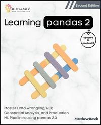 Produktbild: Learning Pandas 2, Second Edition