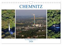 Produktbild: Chemnitz - Von Oben Nach Unten (Wandkalender 2026 DIN A4 quer), CALVENDO Monatskalender