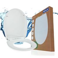 Produktbild: WC Sitz Mod. Tavola Wei&szlig;, stabiler Toilettensitz mit Absenkautomatik