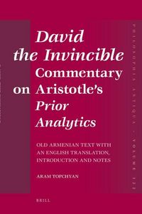 Produktbild: David the Invincible, Commentary on Aristotle's Prior Analytics