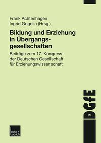 Produktbild: Bildung und Erziehung in &Uuml;bergangsgesellschaften