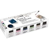Produktbild: KREUL Glass & Porcelain Chalky Set 6 x 20 ml