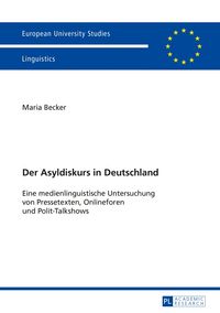 Produktbild: Der Asyldiskurs in Deutschland