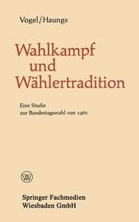 Produktbild: Wahlkampf und W&auml;hlertradition