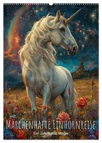 Produktbild: M&auml;rchenhafte Einhornreise - Ein Jahr voller Magie (Wandkalender 2026 DIN A2 hoch), CALVENDO Monatskalender