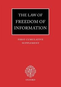 Produktbild: The Law of Freedom of Information