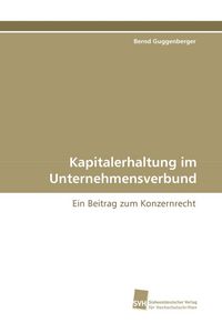 Produktbild: Kapitalerhaltung im Unternehmensverbund