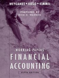 Produktbild: Working Papers to Accompany Financial Accounting