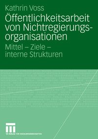 Produktbild: &Ouml;ffentlichkeitsarbeit von Nichtregierungsorganisationen
