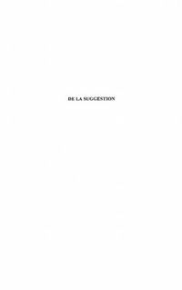 Produktbild: De la Suggestion