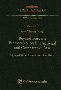 Produktbild: Beyond Borders: Perspectives on International and Comparative Law