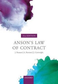 Produktbild: Anson's Law of Contract
