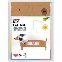 Produktbild: FOLIA Bastelartikel Laternen-Bastelsets AUTUMN FRIENDS, inkl. 1 LED-Licht und Batterien