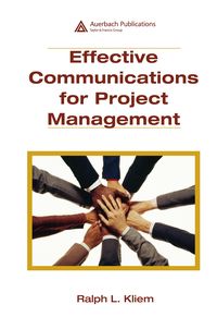 Produktbild: Effective Communications for Project Management