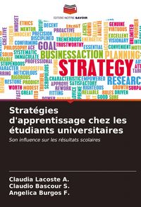 Produktbild: Strat&eacute;gies d'apprentissage chez les &eacute;tudiants universitaires