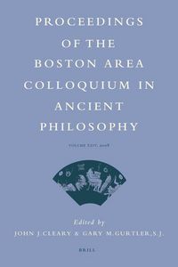 Produktbild: Proceedings of the Boston Area Colloquium in Ancient Philosophy