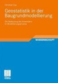 Produktbild: Geostatistik in der Baugrundmodellierung