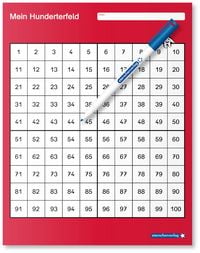Produktbild: Mein Hunderterfeld mit Stift