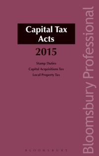 Produktbild: Capital Tax Acts 2015