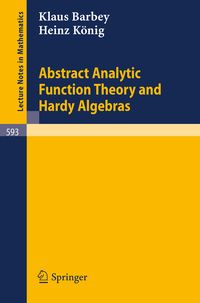 Produktbild: Abstract Analytic Function Theory and Hardy Algebras