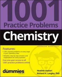 Produktbild: Chemistry: 1001 Practice Problems For Dummies (+ Free Online Practice)