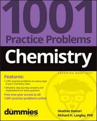 Produktbild: Chemistry: 1001 Practice Problems For Dummies (+ Free Online Practice)