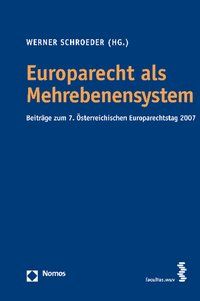 Produktbild: Europarecht als Mehrebenensystem
