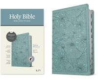 Produktbild: KJV Thinline Reference Bible, Filament Enabled (Leatherlike, Floral Leaf Teal, Indexed, Red Letter)