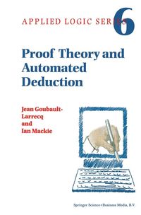 Produktbild: Proof Theory and Automated Deduction