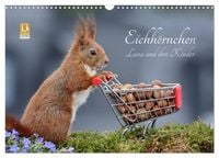 Produktbild: Eichh&ouml;rnchen Luna und ihre Kinder (Wandkalender 2026 DIN A3 quer), CALVENDO Monatskalender
