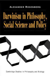Produktbild: Darwinism in Philosophy, Social Science and Policy