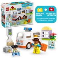 Produktbild: LEGO DUPLO Rettungswagen mit Fahrer, Lernspielzeug f&uuml;r Kleinkinder 10447