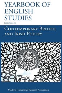 Produktbild: Contemporary British and Irish Poetry (Yearbook of English Studies (51) 2021)
