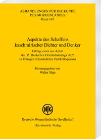 Produktbild: Aspekte des Schaffens kaschmirischer Dichter und Denker