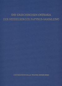 Produktbild: Die griechischen Ostraka der Heidelberger Papyrus-Sammlung