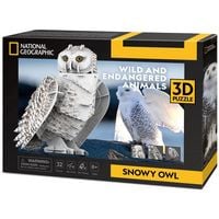 Produktbild: CUBICFUN - 3D Puzzle Schneeeule 32 Teile
