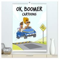 Produktbild: OK, Boomer - Cartoons (High Quality Premium Wall Calendar 2026 DIN A2 portrait),CALVENDO 12 Month Wall Calendar