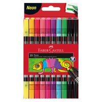 Produktbild: Faber-Castell Doppelfasermaler Neon, 10er Set