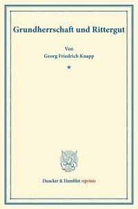 Produktbild: Grundherrschaft und Rittergut.