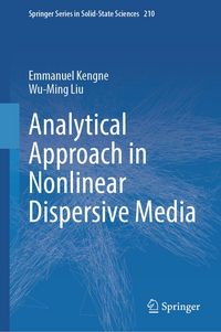Produktbild: Analytical Approach in Nonlinear Dispersive Media