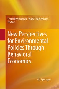 Produktbild: New Perspectives for Environmental Policies Through Behavioral Economics
