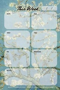 Produktbild: Weekly Planner Notepad